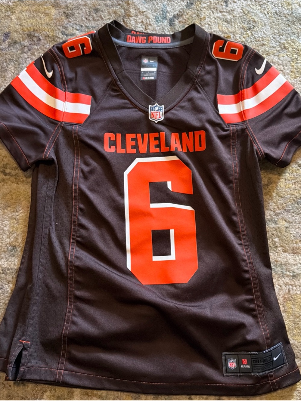Cleveland Browns Kids Jersey - Brown/Orange #6